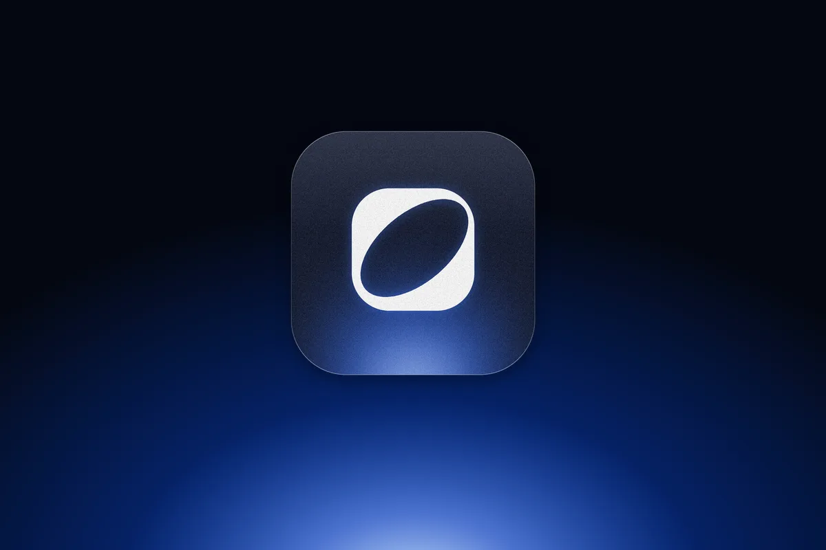 App-Symbol von Headnote mit der Bildmarke auf nachtblauem Grund